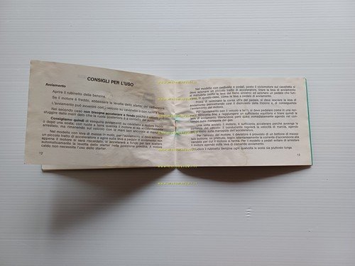 Rizzato Motore 122 A anni 70-80 manuale uso originale ciclomotore