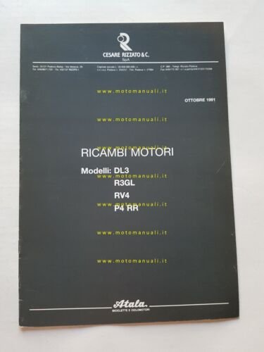 Rizzato Motori 50 DL3 - R3GL - RV4 - P4 …