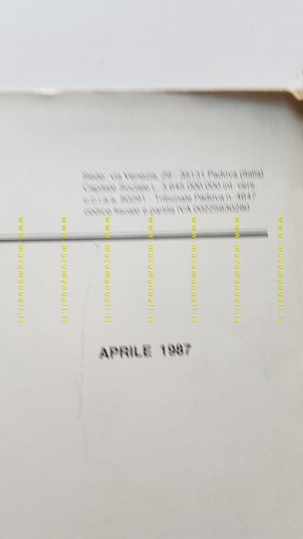 Rizzato motori 50 RV4 -P4 RR 1987 catalogo ricambi originale …