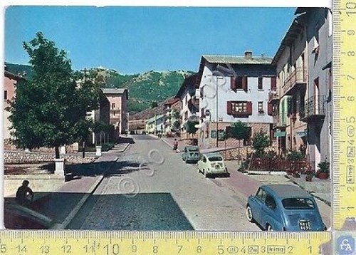 Roccaraso - Via Mori - con auto d'epoca - 1971