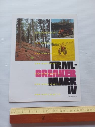 Rokon Trail Breaker Mark IV 1974 depliant originale USA
