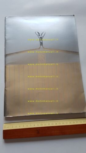 Rolls-Royce Silver Spur Silver Spirit Corniche 1987 depliant originale italiano