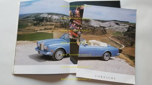Rolls-Royce Silver Spur Silver Spirit Corniche 1987 depliant originale italiano