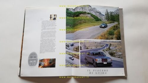 Rolls-Royce Silver Spur Silver Spirit Corniche 1987 depliant originale italiano