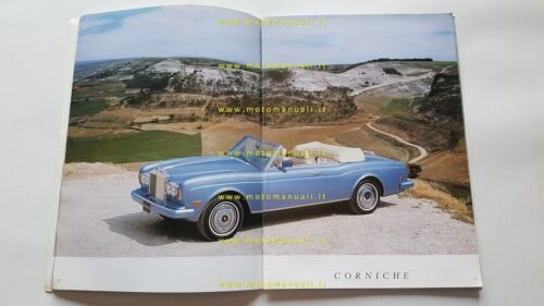 Rolls-Royce Silver Spur Silver Spirit Corniche 1987 depliant originale italiano