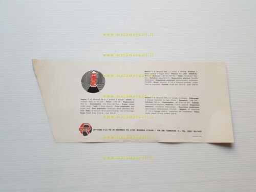 Romeo 50 Pionier depliant originale italiano