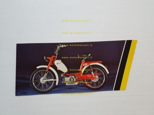 Romeo 50 Pony depliant originale italiano anni 70