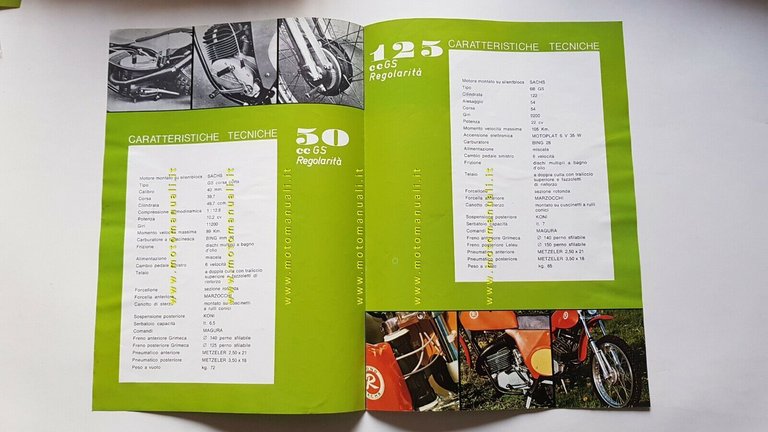 Rond - Sachs 50 - 125 regolarità enduro depliant originale …