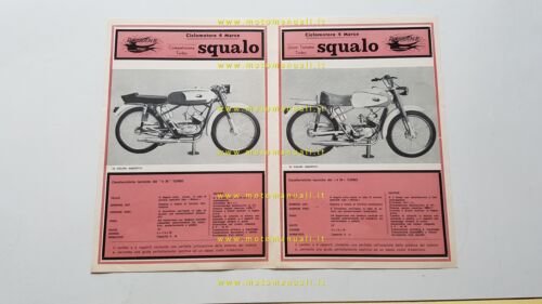 Rondine Squalo 50 Competizione Turbo - GT Turbo depliant originale …