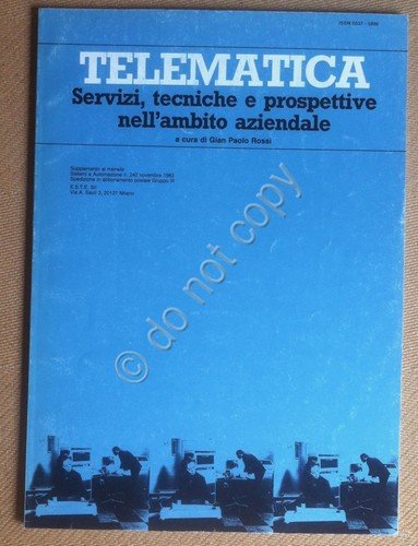 Rossi - Telematica servizi tecniche - Sistemi e Automazione 1983 … | Immagine principale