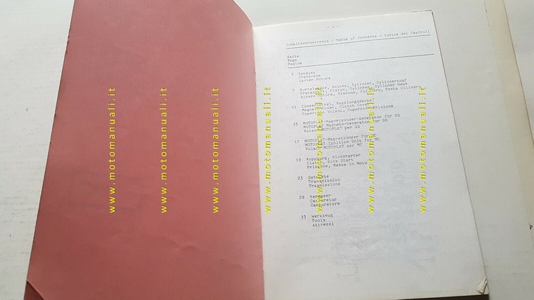 ROTAX 126 GS-MC 1982 catalogo ricambi MOTORE originale Engine Parta …