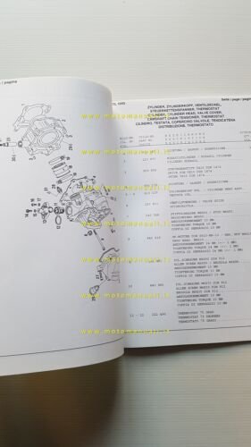 Rotax motore 120 Scooter Leonardo Aprilia 1999 catalogo ricambi originale