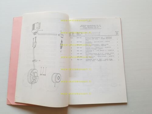 Rotax MOTORE 126 GS-MC 1982 catalogo ricambi originale spare parts …