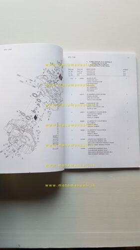 Rotax motore 990 PS Enduro Aprilia 2001 catalogo ricambi originale
