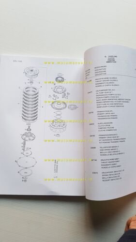 Rotax motore 990 PS Enduro Aprilia 2001 catalogo ricambi originale