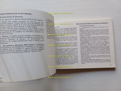 Rover 2000 - TC - SC - Automatic manuale uso …
