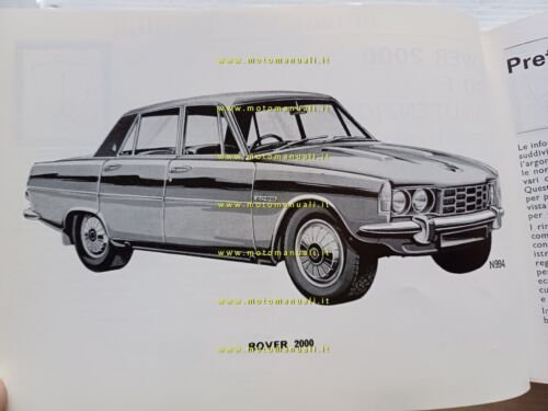 Rover 2000 - TC - SC - Automatic manuale uso …