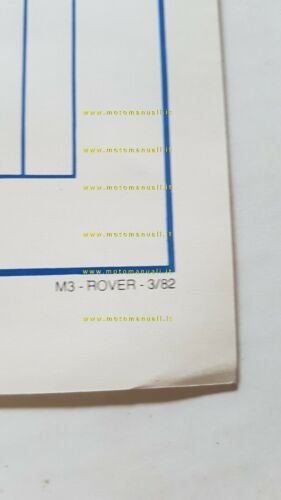 ROVER 2400 SD Turbo 1982 depliant italiano originale car brochure