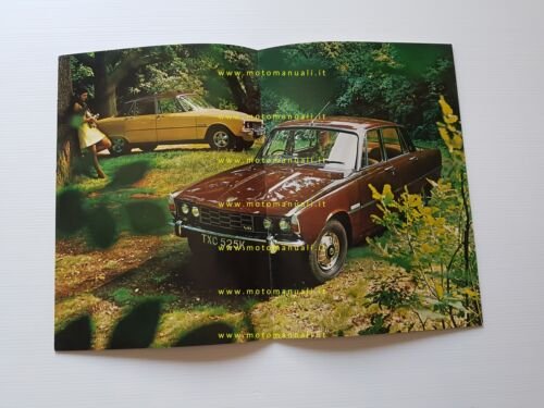 Rover 3500 - 3500 S 1971-72 depliant pubblicitario originale italiano