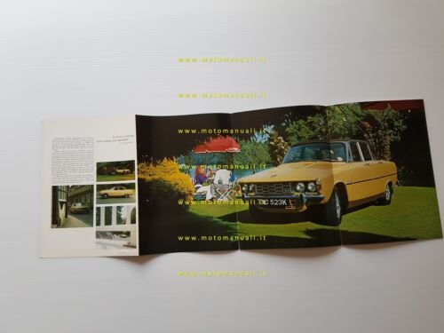 Rover 3500 - 3500 S 1971-72 depliant pubblicitario originale italiano