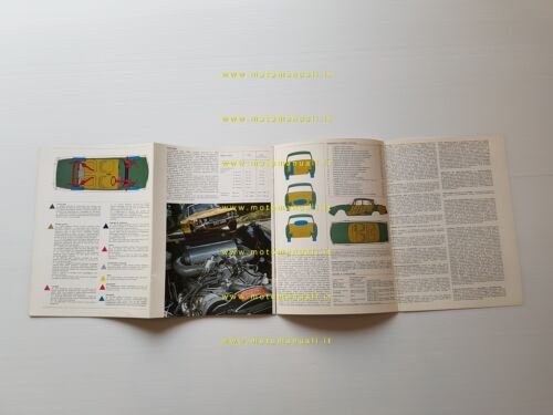 Rover 3500 - 3500 S 1971-72 depliant pubblicitario originale italiano