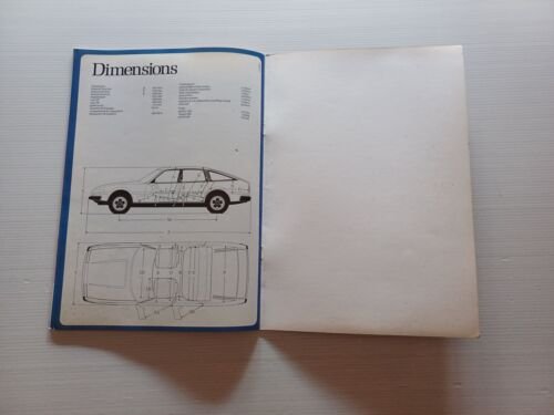 ROVER 3500 opuscolo cartella stampa francese originale