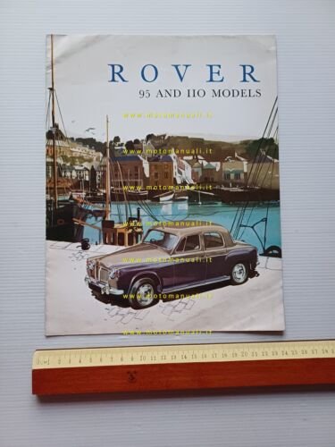 Rover 95 - 110 1962 depliant poster inglese originale