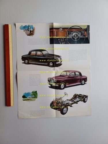 Rover 95 - 110 1962 depliant poster inglese originale