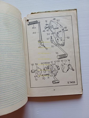 Royal Enfield 250 Clipper 1954-55 catalogo ricambi Inglese originale