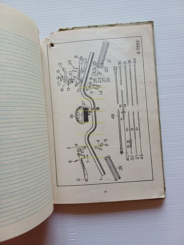Royal Enfield 250 Clipper 1954-55 catalogo ricambi Inglese originale