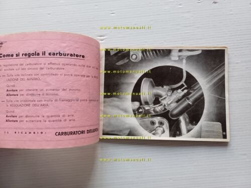 RUMI 125 Lusso Turismo anni 50 manuale uso manutenzione libretto …