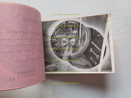 RUMI 125 Lusso Turismo anni 50 manuale uso manutenzione libretto …