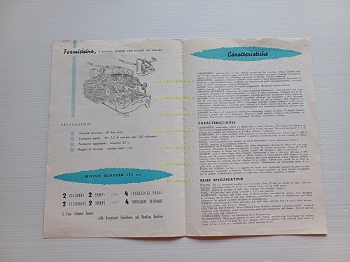 RUMI Formichino 125 depliant originale italiano