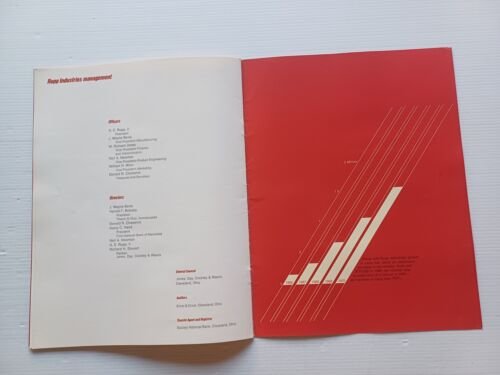 RUPP minimoto USA Annual Report 1970 depliant originale inglese