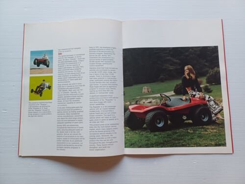 RUPP minimoto USA Annual Report 1970 depliant originale inglese