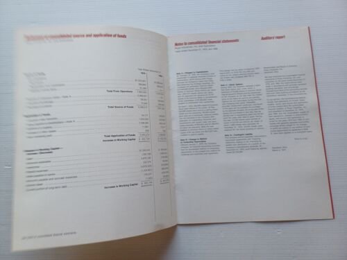 RUPP minimoto USA Annual Report 1970 depliant originale inglese