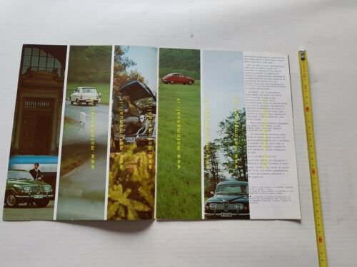 Saab 96 - 95 V4 1969 depliant ITALIANO originale auto …