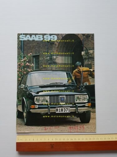 Saab 99 1968 depliant originale francese