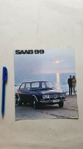 Saab 99 1968 depliant originale ITALIANO auto brochure