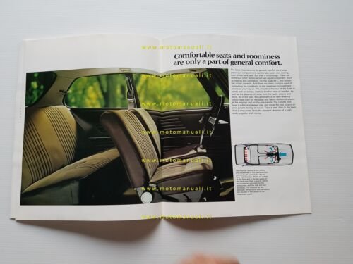 Saab 99 L 1972-73 depliant originale inglese