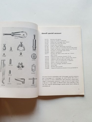 Sachs 150 - 175 1954 manuale officina italiano originale workshop …