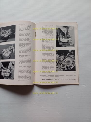 Sachs 50 2V 1955 manuale officina italiano originale workshop manual
