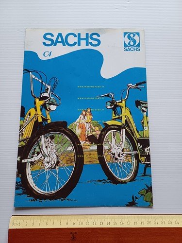 Sachs 50 C4 1978 depliant originale italiano