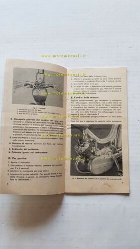 Sachs 50 motore 1955 manuale uso originale ITALIANO owner's manual