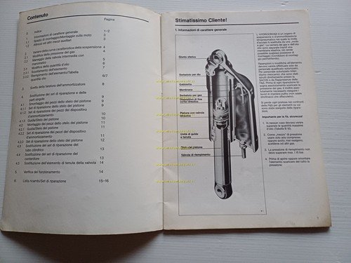 Sachs ammortizzatori Hydrocross manuale officina - ricambi italiano originale