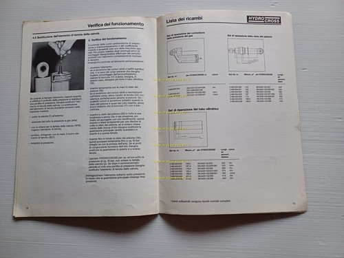 Sachs ammortizzatori Hydrocross manuale officina - ricambi italiano originale