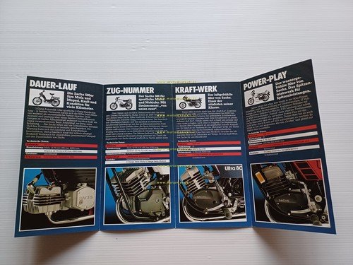 Sachs catalogo produzione motori 50 - 80 1982 depliant TEDESCO …