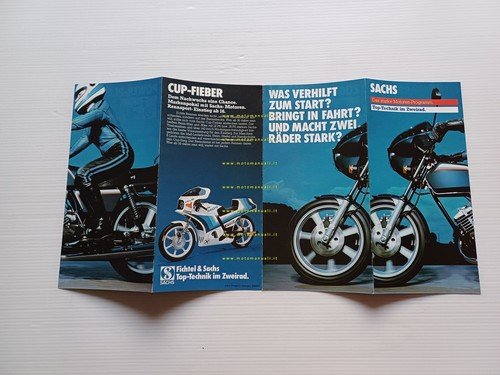 Sachs catalogo produzione motori 50 - 80 1982 depliant TEDESCO …