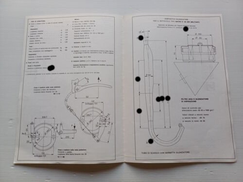 Sachs K 125 BW Military 1978 scheda omologazione DGM Facsimile …