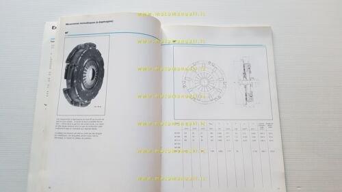 Sachs manuale officina frizioni 1981 originale francese